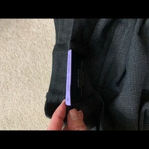 NWT Worthington Gray/Black Plaid Pants-8P Curvy